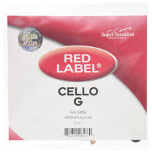 Super czula czerwona etykieta wiolonczela G String 4/4 srednia