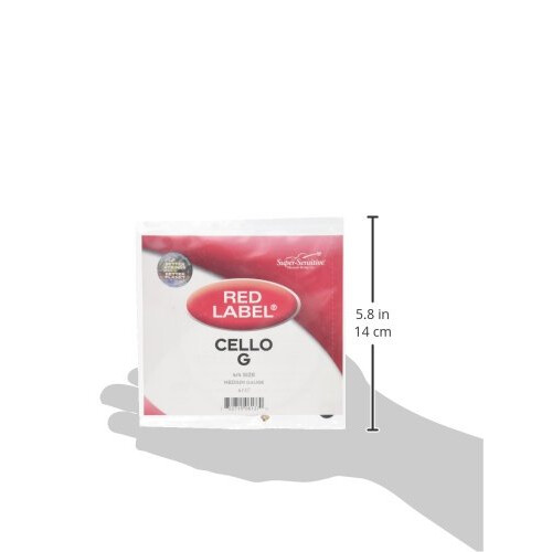 Super Sensitive Red Label Cello G String 4/4 Medium 2