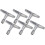 Gibraltar SC-4244/6 Drum Keys 6-Strip Package 1