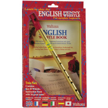 Waltons English Penny Whistle Value Pack - N?gle til D - Fuldt diagrammed instruktioner inkluderet - For begyndere