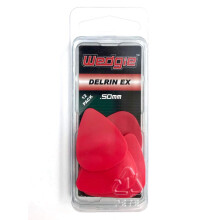 Wedgie WDPP50 0.50mm Wedgie Delrin Pick  12 Pack  Red