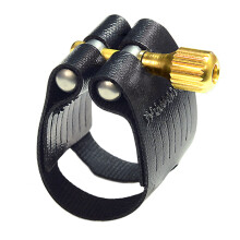 Legatura Rovner e cappuccio in plastica per sassofono contralto standard - Legatura leggera per bocchino in metallo (L-1M (L11))
