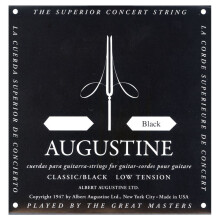 Augustine Nylon Klassisk Guitar String High """"E"""" Single Light Gauge (AUGBLK-1E)