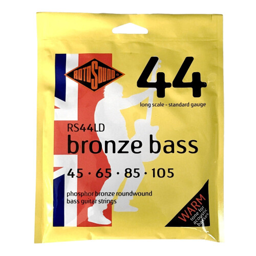 Rotosound RS44LD Phosphor Bronze Bass Guitar Strings (45 65 85 105) 1