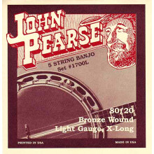 Lekkie struny do banjo John Pearse 1700L