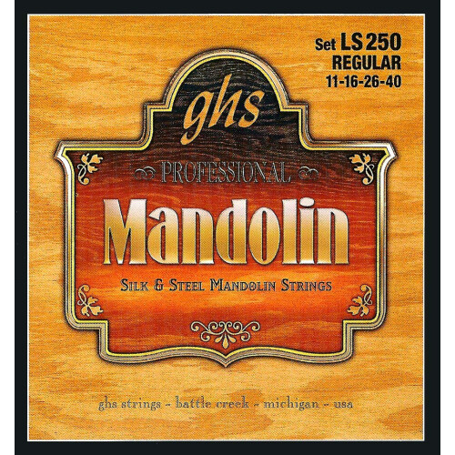 GHS Mandolin Silke & Steel Regular Strings - (11-40) LS250 S?T