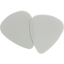 Fender Nylon-Gitarrenplektren, 351-Form, Gitarrenzubeh   r, wei   , 0,60 mm, 12er-Pack
