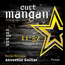 Curt Mangan 11-52 80/20 Bronze Light Set Akustikgitarrensaiten