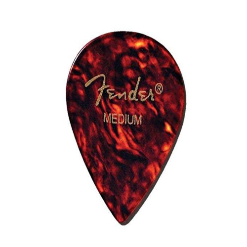 Fender Fender Classic Celluloid Guitar Picks 551 Shape  Tortoise Shell  Thin  12-Pack