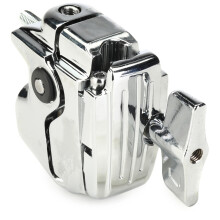 Ludwig LAPAM1 Atlas Single Mount Bracket Kit di montaggio per batteria, argento e nero