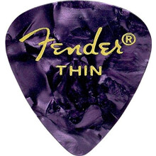 Fender Premium Celluloid Gitarrspel 351 Form Lila Moto Thin 144-pack