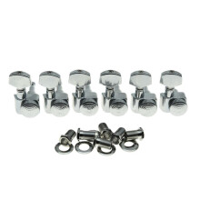 Dopro 2 Pin Locking Guitar Tuner Tuning Keys Pegs Mechaniken fr American FD Strat/Tele Chrome