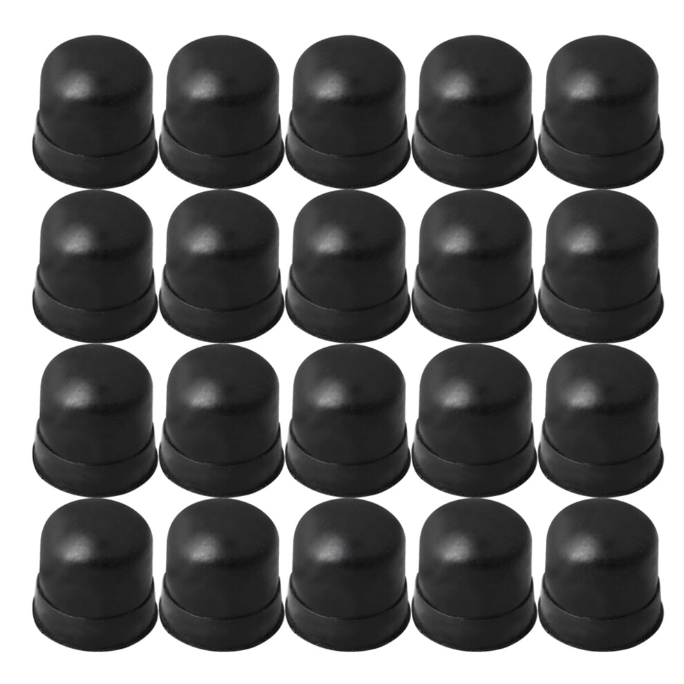 11x11mm Black Trombone Slide Rubber End Tip Bumper Pack of 20