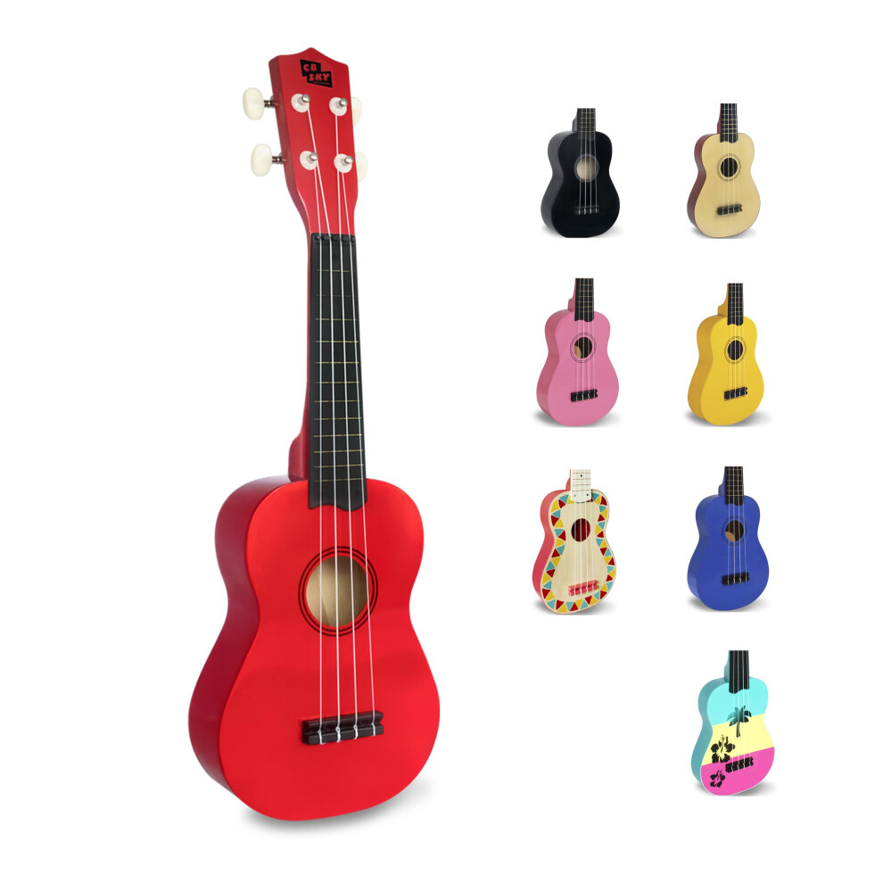 Cb Sky Ukulele Soprano 53 Cm Per Principianti, Studenti E Bambini (Rosso)-image
