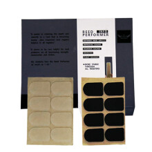 ROFFEE n ustky, vank iky a podlo ky na n ustok pre klarinet/sopr n saxof n, 2 balenia, 0,8 mm (8 ks ciernych a 8 ks priehladn ch)