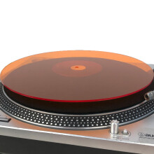 Akryl-drejeskiven Mat-Platter Vinyl Slipmat til 12 tommer LP-spillere-reduceret st?j og forbedrer lydkvaliteten og giver strammere bas-anti stati