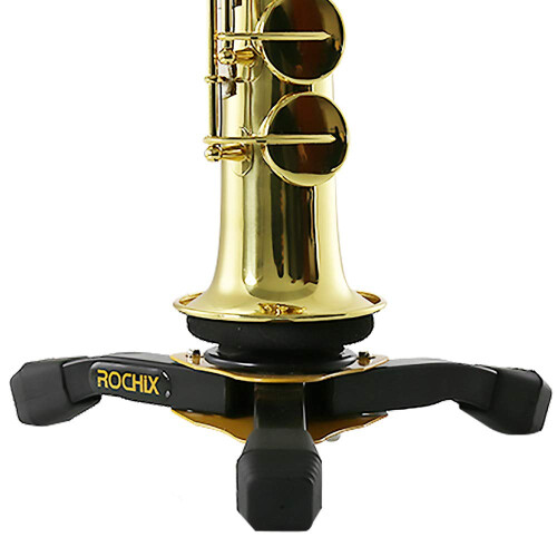 ROCHIX 1890 Vikbart brbart sopransaxofonsaxstativ Stativhllare fr stativ 2