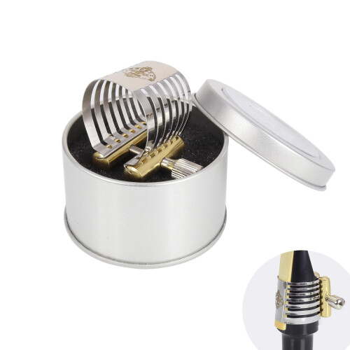 Rochix rustfrit st?l ligatur til tenorsaxofonsax