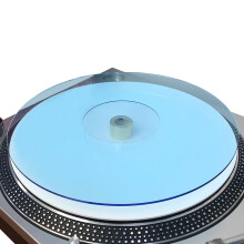 Akryl-drejeskiven Mat-Platter Vinyl Slipmat til 12 tommer LP-spillere-reduceret st?j og forbedrer lydkvaliteten og giver strammere bas-anti stati