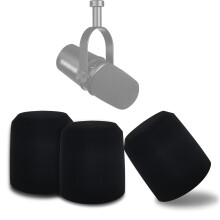 Boseen mikrofonskum forrude til shure mv7 mic cover mikrofon forrude til mv7 professionel mic skum til optagelse af 3 stk