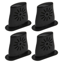 4PCS Yootones Ukulele Befugter Lille instrument Befugterpleje Kompatibelt med ukulele (sort)
