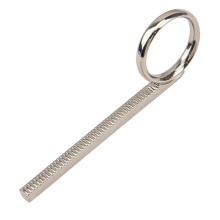1 stuk Yootones metalen ventielschuifvingerring trekring compatibel met trompetten, cornets en vervangende accessoires voor trompetten (zilver)