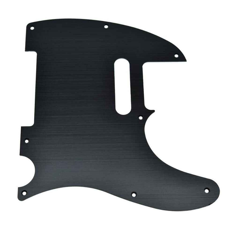 Kaish Battipenna In Alluminio Anodizzato A 8 Fori Tl Pick Guard Piastra Antigraffio Per Usa/Messico Telecaster Nero-image