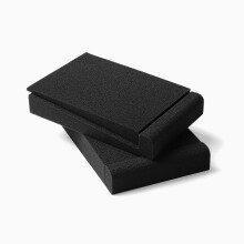 SS5 Studio Monitor Isolation Pads H?jt?thed Akustisk skum vippet bordplade & desktop h?jttaler st?r for mellemstore boghylde computerh?jttalere f