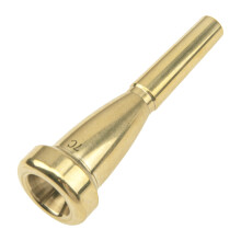 1 stk Yootones metalforgyldt trompetmundstykke kompatibel med trompettilbeh?rsdele (7C)