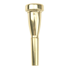 1 stk Yootones metalforgyldt trompetmundstykke kompatibel med trompettilbeh?rsdele (3C)