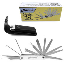 Kit de r   paration d'harmonica 12 en 1 par Harmo - Ensemble d'outils de poche 4 1/2 x 7/8 x 5/8 pouces pour l'entretien et la maintenance des harm