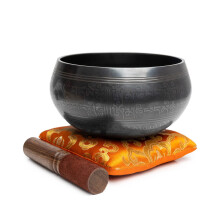 Set di campane tibetane tibetane facili da suonare, autentiche, fatte a mano per la meditazione, il suono dei chakra, lo yoga, la guarigione, 10