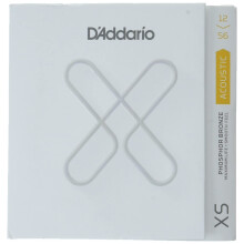 D'Addario Guitar Strings - XS Phosphor Bronze Coated Acoustic Guitar Strings - XSAPB1256 - Maksimal levetid med glat fornemmelse og enest?ende to