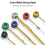 POGOLAB Gitarrstrngar Akustiska gitarrstrngar 6 Strings Set Hexagonal Carbon Core 75/25 Brons Light 12-53 10 Pack 4