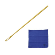 Kit de limpieza de flauta, varilla de limpieza de flauta, hisopos de limpieza de flauta, pa o de limpieza de flauta para limpieza y pulido de fla
