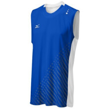 Mizuno Mens National VI Sleeveless Jersey  Royal/White  X-Small