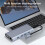 Station daccueil de voyage USB multifonction pour ordinateur portable 5