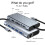 Hub USB C adaptateur DHTtechky 11 en 1 avec HDMI (gris) 5