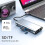 Hub USB C adaptateur DHTtechky 11 en 1 avec HDMI (gris) 2