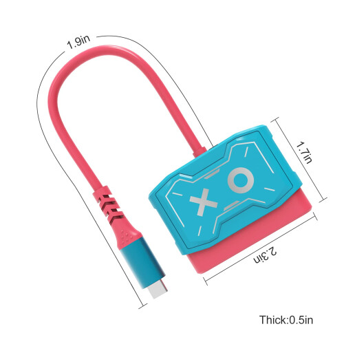 USB Type C to HDMI Adapter, 4K Resolution, Supports Nintendo Switch/Switch OLED, Laptop Compatible(Blue) 1