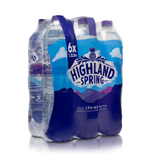 Highland Spring Still Spring Water 6 x 1.5L | Natural Mineral Water | Pure, Fresh & Sourced from Scotland