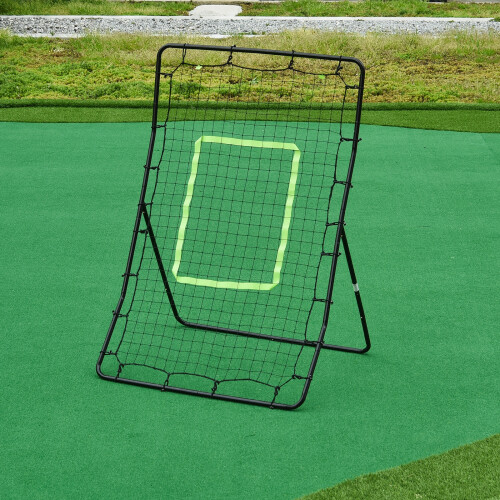 Homcom HOMCOM Rebounder Net Target Ball Kickback Baseball Training Equipment Play