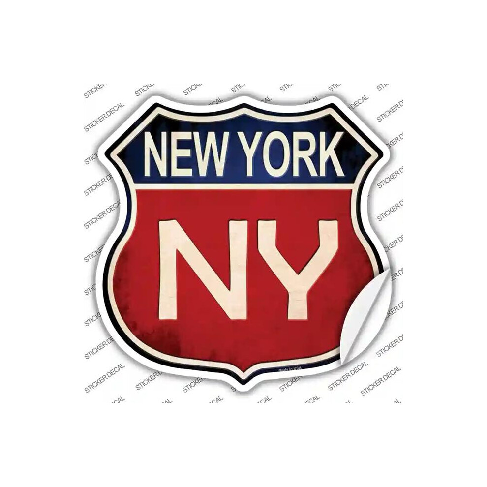 Smart Blonde Hs-527S-L York Novelty Highway Shield Sticker Decal - Large 792636445453