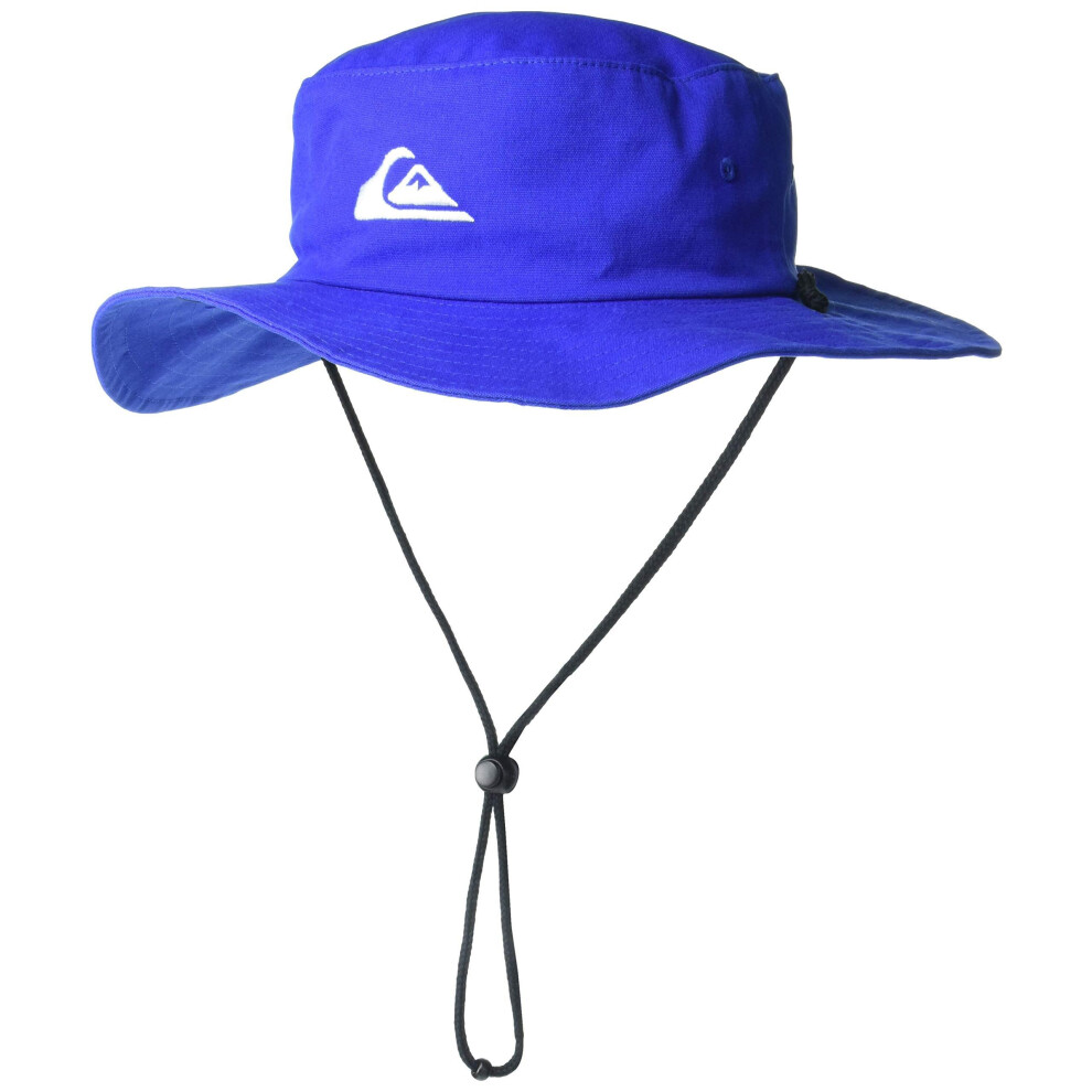 Quiksilver mens Bushmaster Protection Floppy Visor Bucket Sun Hat  Nautical Blue  Large-X-Large US