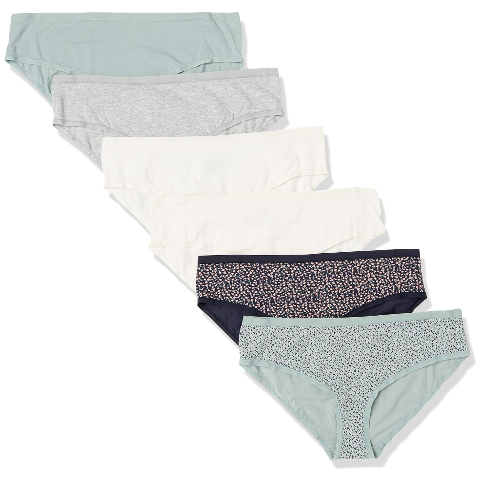 Amazon Essentials Womens cotton Hipster Underwear (Available in Plus Size)  Pack of 6  Animal  XX-Small-image-OPC-PGC6XWB-NEW