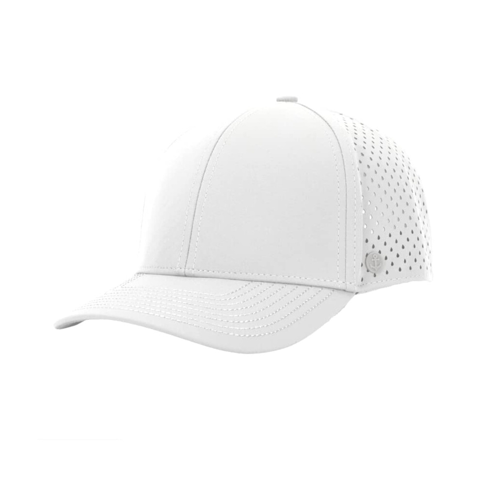 ANKOR Ultra Performance Water-Resistant UPF 50 Baseball Hat | Golf | Boat | Beach | Lake | Workout | Everyday | Men and Women (White)