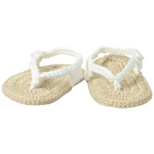 Chaussettes unisexes Jefferies pour b b , nouveau-n , My First Flip Flops, pour nourrissons et tout-petits, blanc/kaki, 1 3 mois, tats-Unis