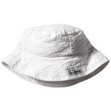 Flap Happy Baby Toddler Tytt   jen UPF 50+ Bucket Hat Vanilla Stripe Seersucker X-Large (2 v+)