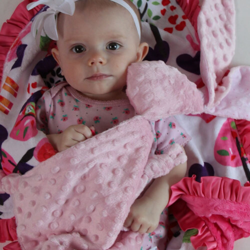 Snuggle Stuffs Plush Bunny Baby Security Blanket 2