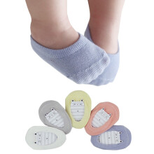5 pares Baby Girl Boys Boys No Show Calcetines sin esfalte con muelles unisex recin nacidos CHUCHING MEDIO CHUCHION SOCKS BAJO CAPA ANTI SLOCKS